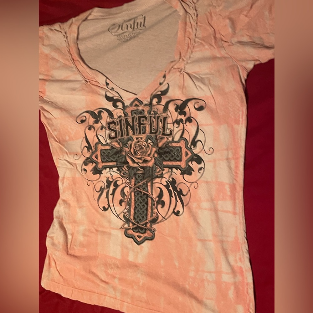 Peach Sinful shirt